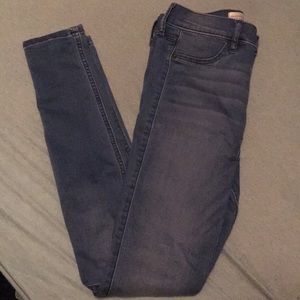 High rise skinny jeans